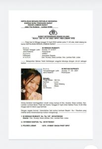 BERITA KEHILANGAN ANGGOTA KELUARGA.