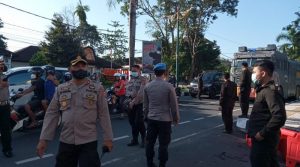 Polresta Mataram Turunkan 438 Personel Dalam Pengamanan Unjuk Rasa.