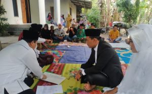Acara akad Nikah Saudara Paisal dan Saudari Halimah Di Dusun Tawun. 23 Mei 2022.