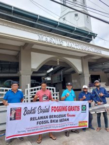 KEGIATAN BHAKTI SOSIAL  FOGGING RELAWAN DPW  BERGERAK FOR ANIS BASWEDAN PRESIDEN RI 2024  PROVINSI  SUMATRA UTARA 21 AGUSTUS 2022.wartawan. Azwar Editor. Zaki