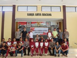 *Bag SDM Polres Lombok Utara Launching English Club*