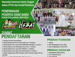 Penerimaan Peserta Didik Baru Madrasah Aliyah Nurul Ulum Mertak Tombok.