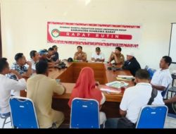 Forum BPD kabupaten Sumbawa Barat Menggelar Rapat kerja .