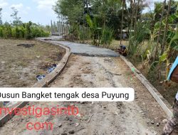 PEKERJAAN RABAT GANG RT. 01 DUSUN BANGKET TENGAK DESA PUYUNG KEC. JONGGAT KAB. LOMBOK TENGAH TERINDIKASI KONTRAKTOR ABAIKAN PAPAN PAGU  ANGGARAN DAN DI DUGA MATERIAL TIDAK SESUAI SPEK