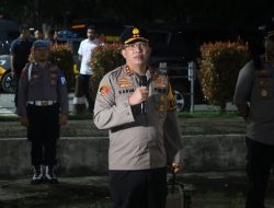 *Kapolda Banten Terjun Langsung Awasi Personel Pengamanan Aksi Demo Aliansi Buruh*