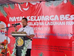 Sambut Hari Raya Natal, Warga Binaan Lapas Labuhan Ruku Ikuti Kegiatan Ibadah Natal Bersama Seluruh Pegawai dengan Sukacita.