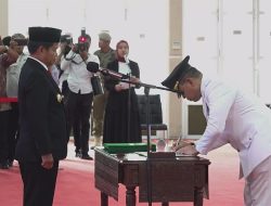 Pelantikan Pj.Bupati Batu Bara 0leh Pj.Gubsu, Tanpa Dihadiri Zahir   Helmi ;Tugas Berat Kasus 7, 6 M