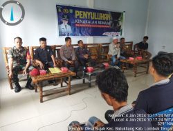 Polsek Batukliang Gandeng Pemdes Bujak Laksanakan Penyuluhan Kenakalan Remaja.