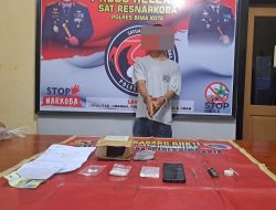 KEPOLISIAN RESOR BIMA KOTA HUBUNGAN MASYARAKAT  Sat Narkoba Polres Bima Kota Berhasil Ungkap Kasus Prekursor Narkoba dan Amankan Pelaku