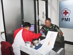 Jelang HUT ke-73 Penerangan TNI AD, Pendam XII/Tpr Gelar Donor Darah