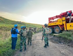 Gerak Cepat, Satgas Indo RDB XXXIX-E/MONUSCO Bantu Evakuasi Truk FARDC