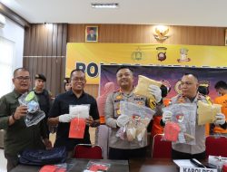 Polres Kubu Raya Tangkap Tiga Kurir Antar Provinsi, Dua Diantaranya Kakak Beradik, 1,5 Kg Sabu Disita