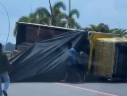 Lapor Pak,,,Giman Proses Kasus Truk Terbalik Bawa Kayu,di Simpang Tiga Jembatan Tayan Tidak Ada Titik Terang,??