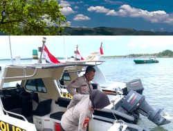 *Dukung Tahapan Masa Kampanye, Sat Polair Polres Lombok Utara Cek Logistik Kapal*