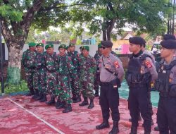 Jamin Kelancaran Pemilu,  Polres Sumbawa Siagakan Personel Gabungan Pada 4 Zona