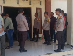 Pasca Pemilu2024 Puluhan Polisi Jaga Ketat Gudang Logiatik PPK di Lombok Utara
