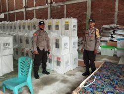 Polres Loteng Amankan Rapat Pleno Rekapitulasi Hasil Suara di Tingkat PPK