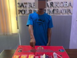 Diduga Kerap Edarkan Sabu, Satresnarkoba Polres Sumbawa Ringkus Seorang Pria Di Utan