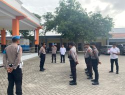 Pastikan Aman Dan Lancar, Polres Sumbawa Perketat Pengamanan Rekapitulasi Perolehan Suara Tingkat Kabupaten