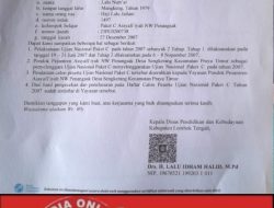 BANTAH TUDINGAN GUNAKAN IJAZAH PALSU SAAT NYALEG DPRD LOMBOK TENGAH