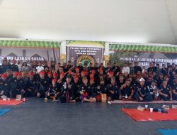 Acara Pelantikan Ketua  DPD dan Korwil Laskar Sasak  Se – Pulau Lombok di Lapangan Muhajirin Praya-Loteng.