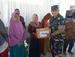 PANGDAM IX/Udayana Beserta Ketua Persit Kartika Chandra Kirana Daerah IX/Udayana, meninjau Hasil Rehab Koramil 1607-09/Utan Rhee dan memberikan Bantuan PUSKOPAD A Dam IX/ UDAYANA.