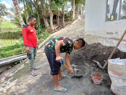 Program TMMD Ke-121 Kodim 1615/Lotim, Progres Fisik Mushalla Arrahman Capai 90 Persen dan Tiga Hari Lagi Akan Rampung.