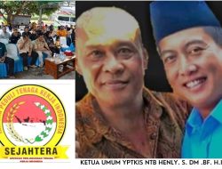 KETUA UMUM YAYASAN PEDULI TENAGA KERJA INDONESIA SEJAHTERA (YPTKIS) MENDUKUNG  PENUH  PASLON IQBAL – DINDA  DI  PILGUB  NTB   2024.