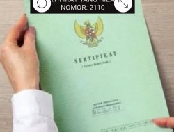 Kisah Sedih Yang di Alami Pelapor Kehilang Sertifikat Nomor. 2110 Pada Tahun 2018.