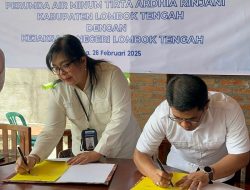 Perumda Air Minum Tirta Ardhia Rinjani Tanda tangan Mou Kemitraan dengan Kejaksaan Negeri Praya
